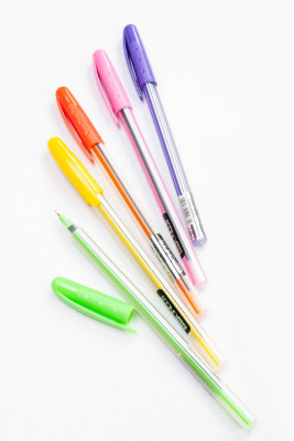 Ручка масляна, 0,7мм, пластиковий корпус, "Colibri", Economix